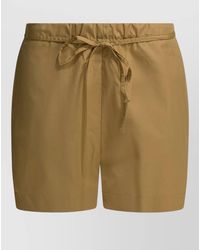 Loulou de Saison - Shorts Elastic Waistband And Back Pocket - Lyst