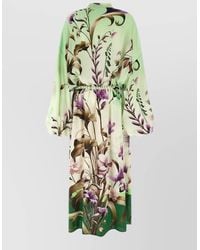 F.R.S For Restless Sleepers - Cenide Dress Drawstring Waist Floral Print - Lyst