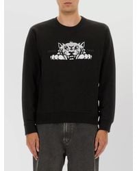 KENZO - Cotton Slim-Fit Printed Sweatshirt - Lyst