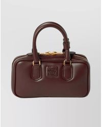 Miu Miu - Softy Padded Leather Shoulder Bag - Lyst