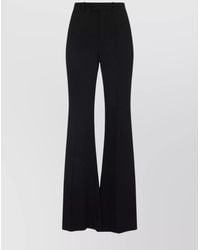 Balenciaga - Viscose High-Rise Flared Trousers - Lyst
