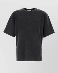 Off-White c/o Virgil Abloh - Cotton Graphic Print Round Neck T-Shirt - Lyst