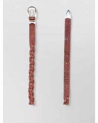 Our Legacy - Adjustable Length Braided Belt Slim Profile - Lyst