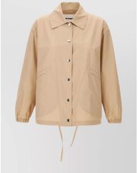 Jil Sander - Cotton Fitted Jacket - Lyst