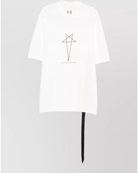 Rick Owens - Graphic Print Cotton Short-Sleeve T-Shirt - Lyst