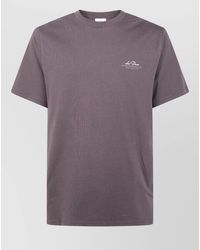 Les Deux - Ben Globe Graphic Crew Neck T Shirt - Lyst