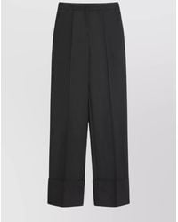 Valentino Garavani - Virgin Wool Straight-Leg Tailored Trousers - Lyst