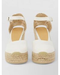 Castañer - Carol Espadrille Wedge Canvas Ankle Strap - Lyst