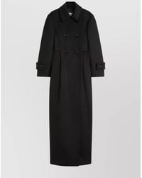 Max Mara - Camel Hair Double-Breasted Coat - Lyst