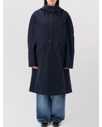 A.P.C. - Antonin Hooded Parka Long Cut Pockets - Lyst