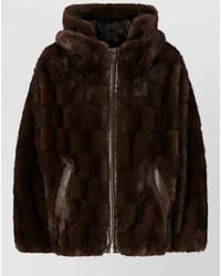 Pinko - Aspen Hooded Cappa Jacket Soft Texture - Lyst