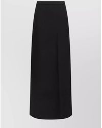 Max Mara - Viscose Flared Maxi Skirt - Lyst