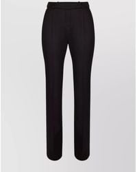 Nina Ricci - Straight-Leg Wool Tailored Trousers - Lyst