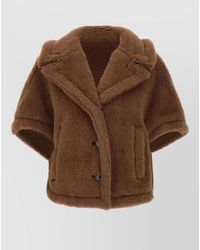 Max Mara - Alpaca Cashmere Silk Cape Jacket - Lyst