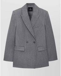 Anine Bing - Tiphaine Tailored Jacket Structured Shoulder Design - Lyst