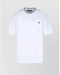 Dolce & Gabbana - Cotton Piqué T-Shirt - Lyst