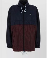 Prada - Two-tone Re-nylon Windbreaker - Lyst