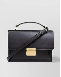 Golden Goose - Square Body Leather Handbag With Adjustable Detachable Strap - Lyst