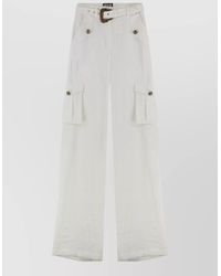 Versace Jeans Couture - Wide-Leg Cargo Trousers - Lyst