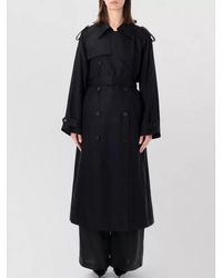 Frankie Shop - Veyron Twill Trench Coat Belted - Lyst