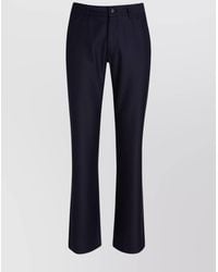 Etro - Wool Pinstripe Flared Trousers - Lyst
