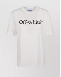 Off-White c/o Virgil Abloh - Cotton Oversized Logo-Print T-Shirt - Lyst