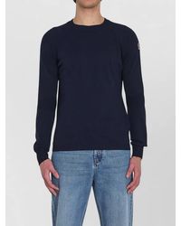 Moncler - Fine-Knit Crew-Neck Long-Sleeve Jumper - Lyst