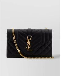 Saint Laurent - Small Envelope Crossbody Bag With Chain Strap - Lyst