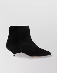 Isabel Marant - Calf Suede Leopard-Print Ankle Boots - Lyst