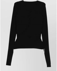 Rick Owens - Long Sleeve Top Fitted Stretch Silhouette - Lyst