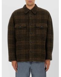 Isabel Marant - Virgin Wool Checked Relaxed-Fit Shirt Jacket - Lyst
