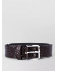Frankie Shop - Croc Patent Calf Leather Waist Belt - Lyst