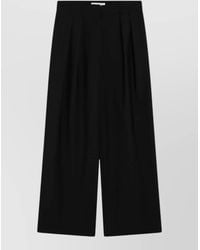 Frankie Shop - Wool-Blend Wide-Leg Trousers - Lyst
