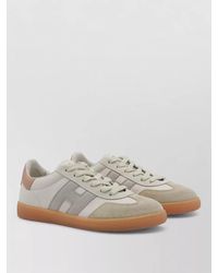 Hogan - Casual Low Top Sneakers With Suede Accents - Lyst