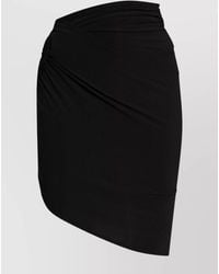 Jacquemus - Draped Asymmetric High-Rise Mini Skirt - Lyst