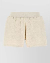 Off-White c/o Virgil Abloh - Cotton Jacquard Terry Relaxed-Fit Shorts - Lyst