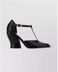 Loewe - Leather T-Bar Pumps - Lyst