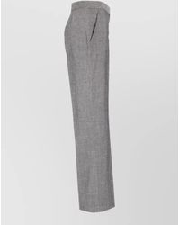 Stella McCartney - Twill Straight Leg Trousers - Lyst