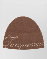 Jacquemus - Cashmere Virgin Wool Logo Knit Beanie - Lyst