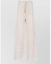 Golden Goose - Straight Wide-Leg Trousers - Lyst