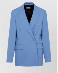 Dries Van Noten - Virgin Wool Double-Breasted Blazer - Lyst