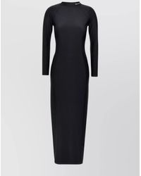 Alexander Wang - Stretch Nylon Midi Dress - Lyst