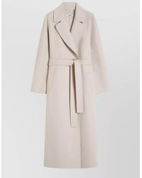 Max Mara - Wool Single Breasted Coat - Lyst