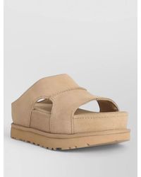 UGG - Suede Cutout Platform Sandals - Lyst