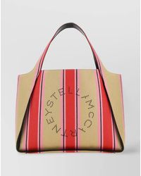 Stella McCartney - Stella Logo Raffia Tote Bag - Lyst