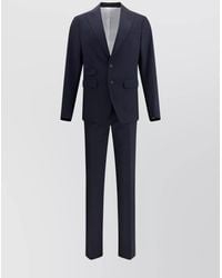 DSquared² - Tailored Wool Suit With Peaked Lapels - Lyst