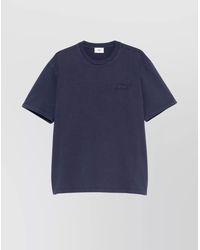 Autry - Cotton Logo Patch Short Sleeve T-Shirt - Lyst