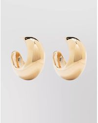Isabel Marant - Shiny Crescent Hoop Earrings - Lyst