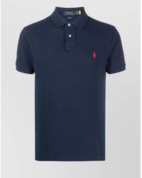 Ralph Lauren - Logo Polo Shirt With Collar - Lyst