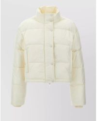 Courreges - Cropped Down Puffer Jacket - Lyst